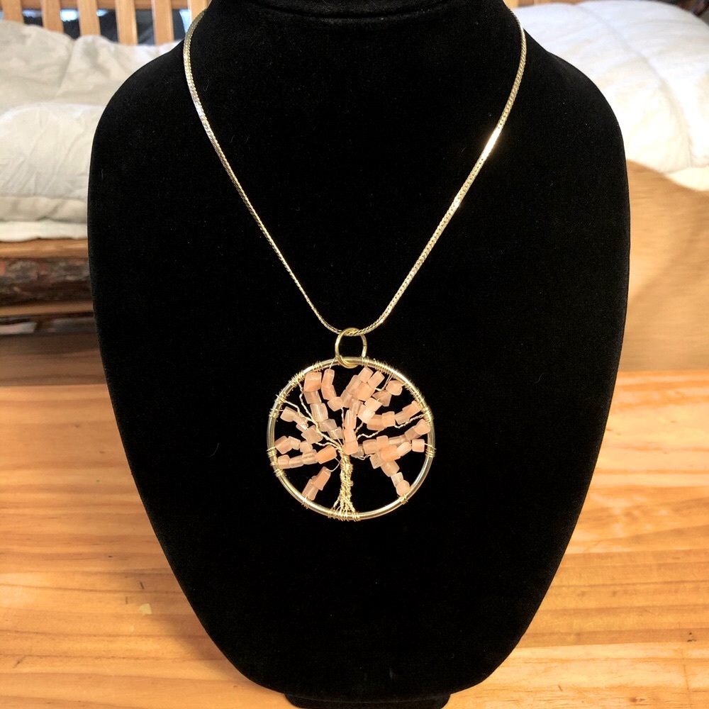 Carnelian Tree of Life Necklace